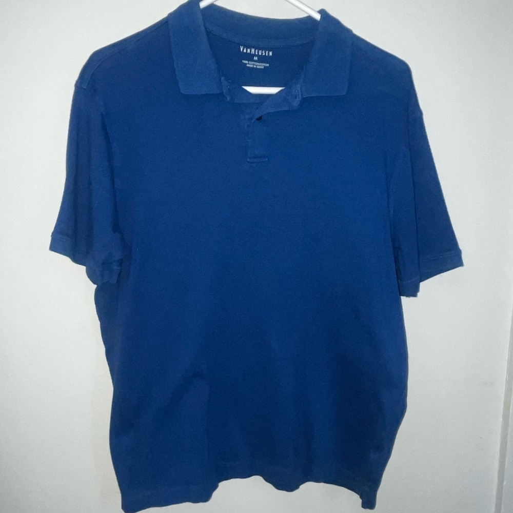 Van Heusen Men's Navy Blue Polo Shirt